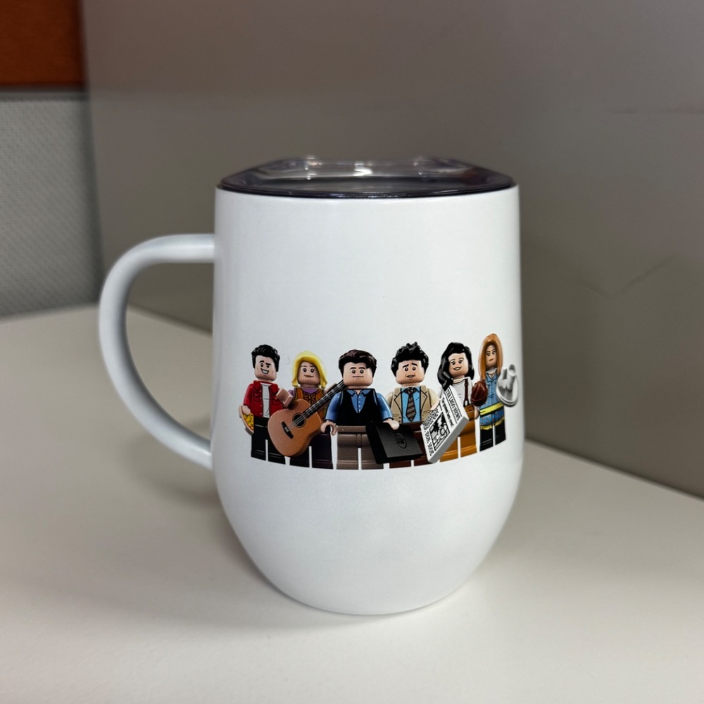 Lego Friends Central Perk Limited Release Mug with sippable lid NWOT